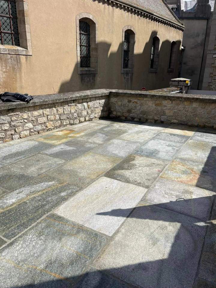 Pavage terrasse Dol-de-Bretagne